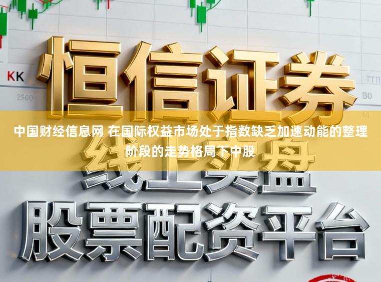 中国财经信息网 在国际权益市场处于指数缺乏加速动能的整理阶段的走势格局下中股